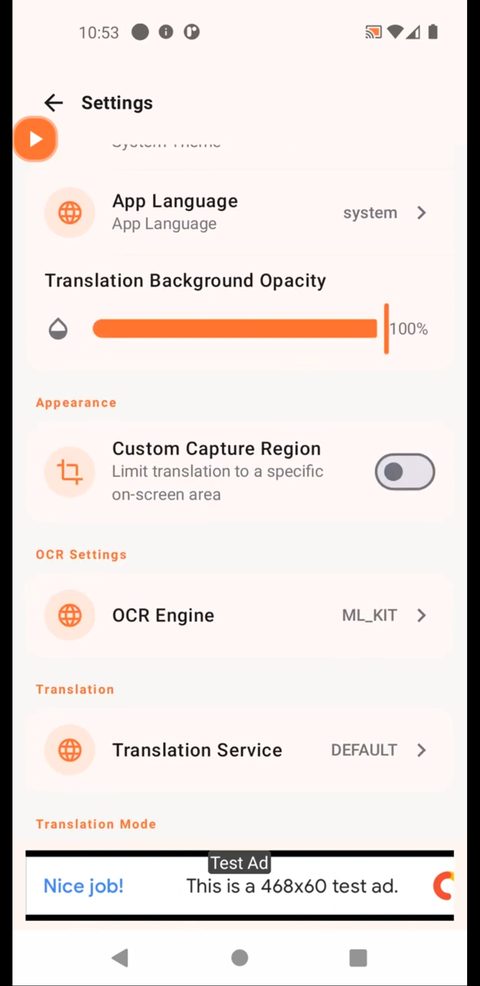 OCR ve çeviri motoru