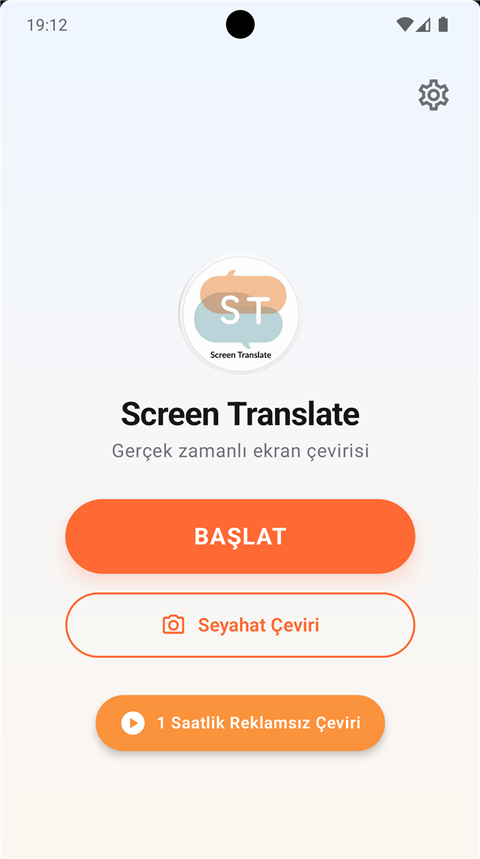 Screen Translate ana ekran